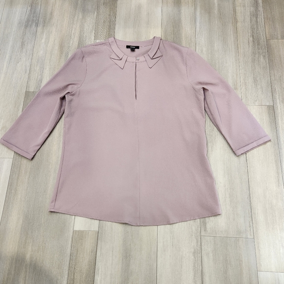 Mexx Tops - Mexx blouse 8 lilac pastel top keyhole 3/4 sleeve classic formal bon-ton modest